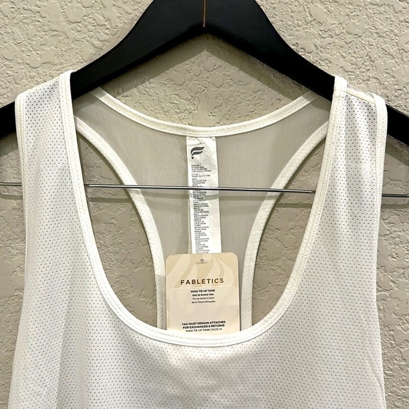 Fabletics Mina Tie Up Tank In XL Size 14 Nwt - Picture 4 of 9